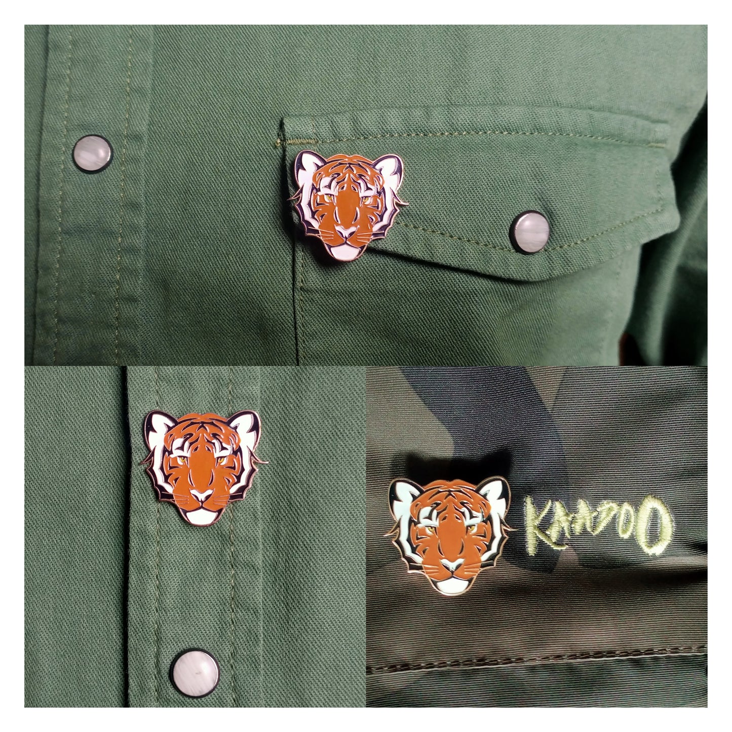 Wildlife Lapel Pin - Royal Bengal Tiger