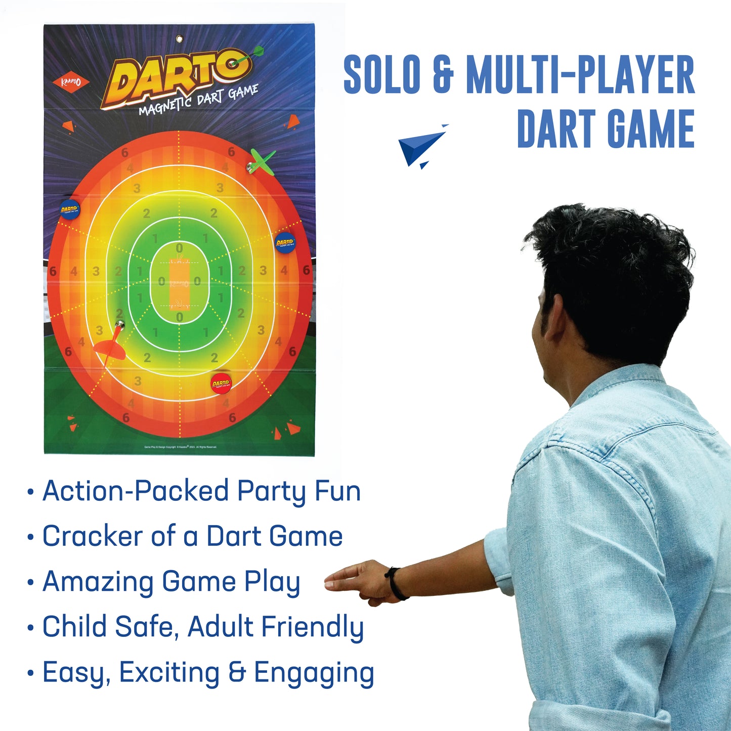 Darto - The Magnetic Dart Board Game