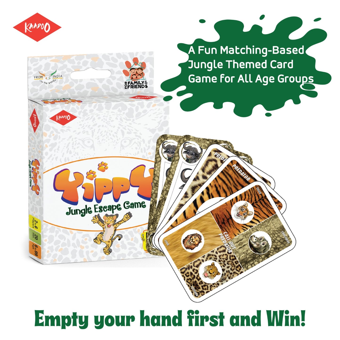 Yippy - Suspense-filled Animal Card Game