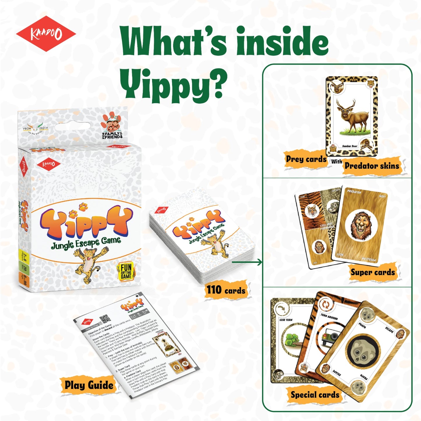 Yippy - Suspense-filled Animal Card Game