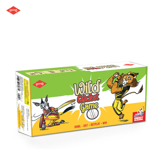 JUNGLY Wild Cricket Card Game - Bowl. Bat. Outplay. Win