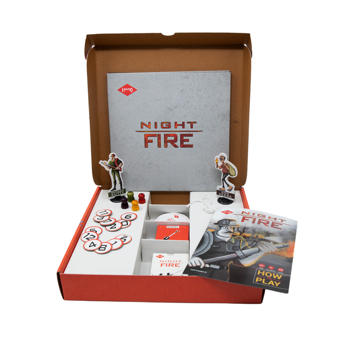 Night Fire Strategy Board Game for 8 year olds and above | Buy Strategy Board Game in India | Best strategy board game | Board Game for Adults